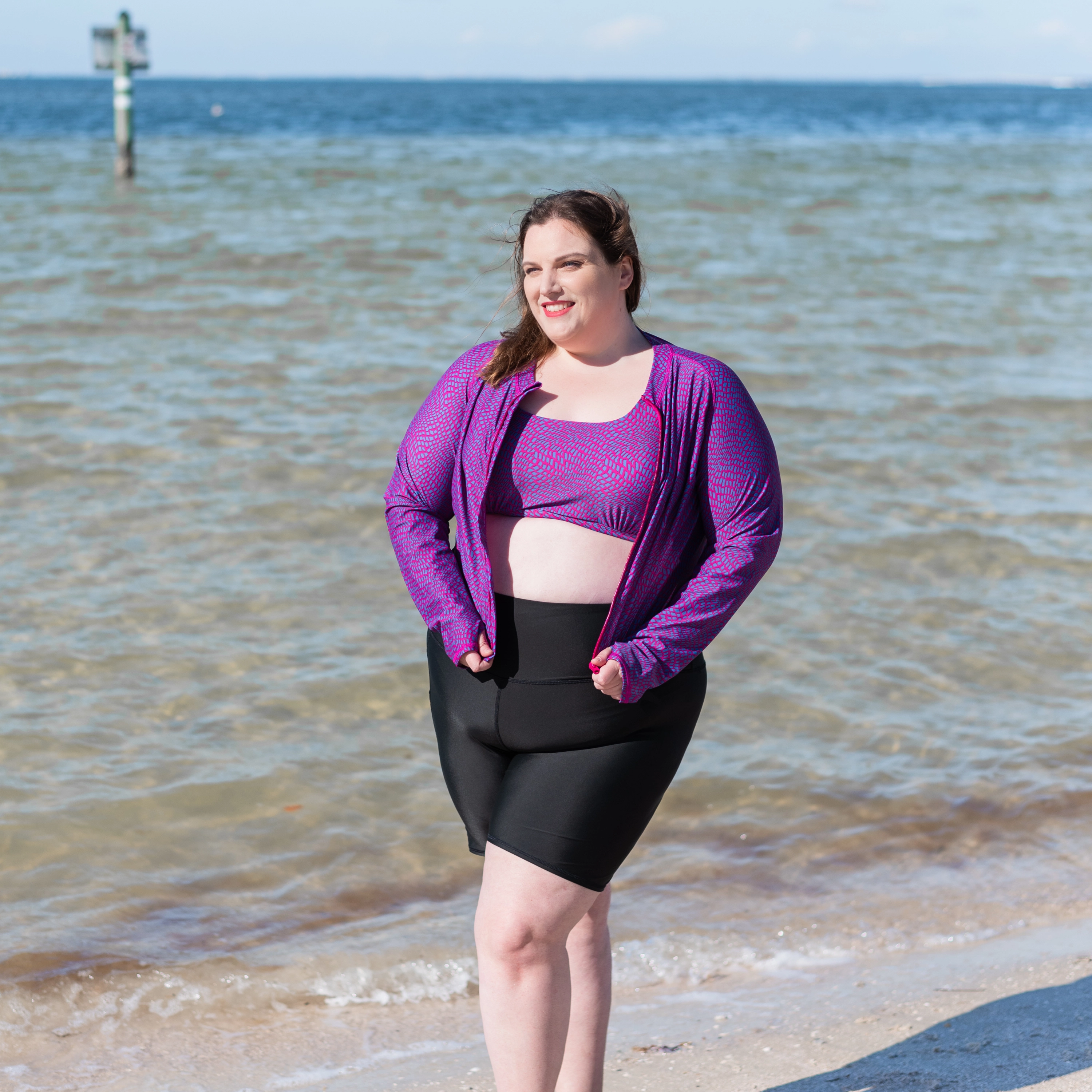 Women's Scoop Neck Bikini Top Plus Size | "In Disguise"