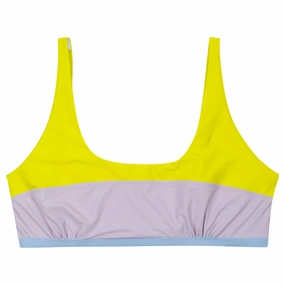 Women's Scoop Neck Bikini Top Plus Size | "Orchid Daze"