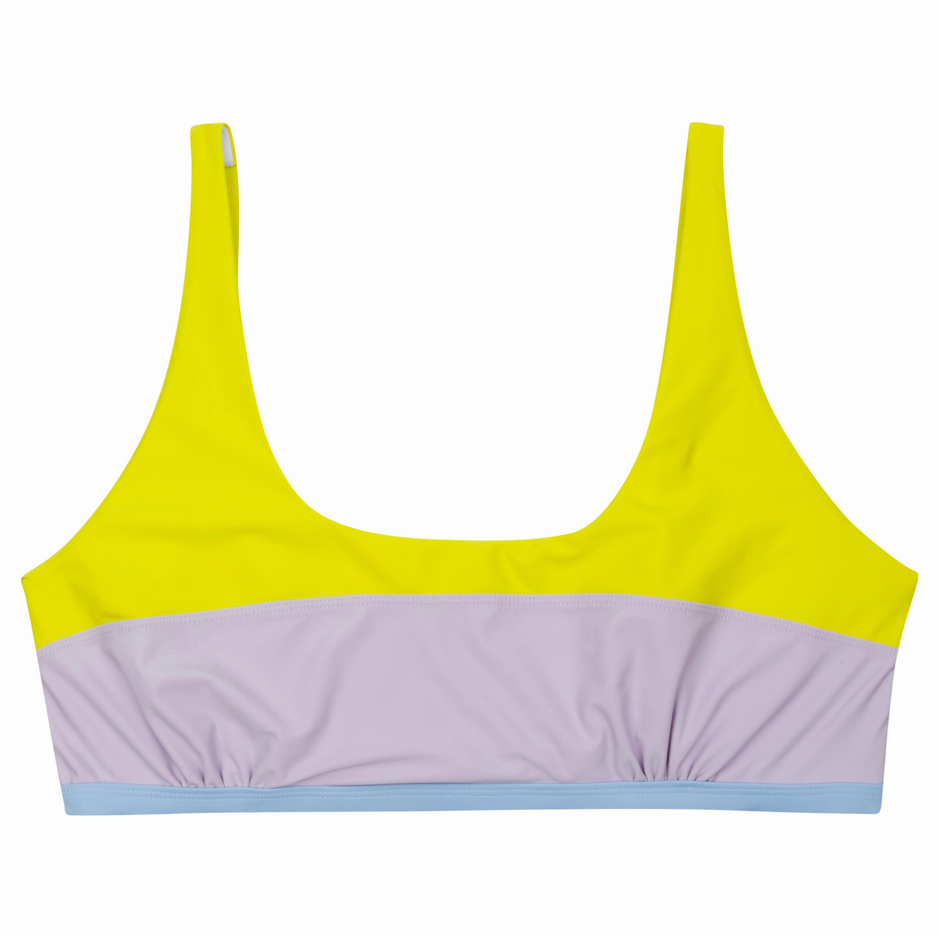 Women's Scoop Neck Bikini Top Plus Size | "Orchid Daze"