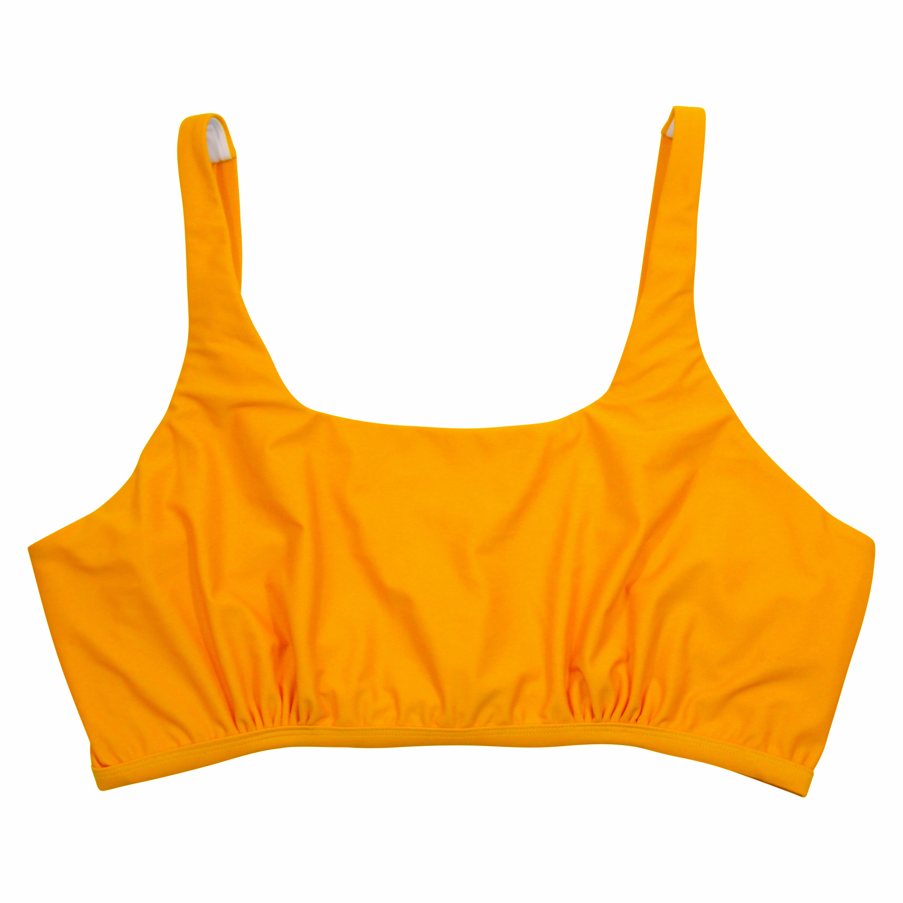 Women's Scoop Neck Bikini Top Plus Size | "Zinnia"