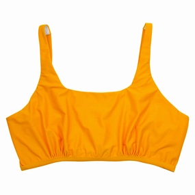 Women's Scoop Neck Bikini Top Plus Size | "Zinnia"