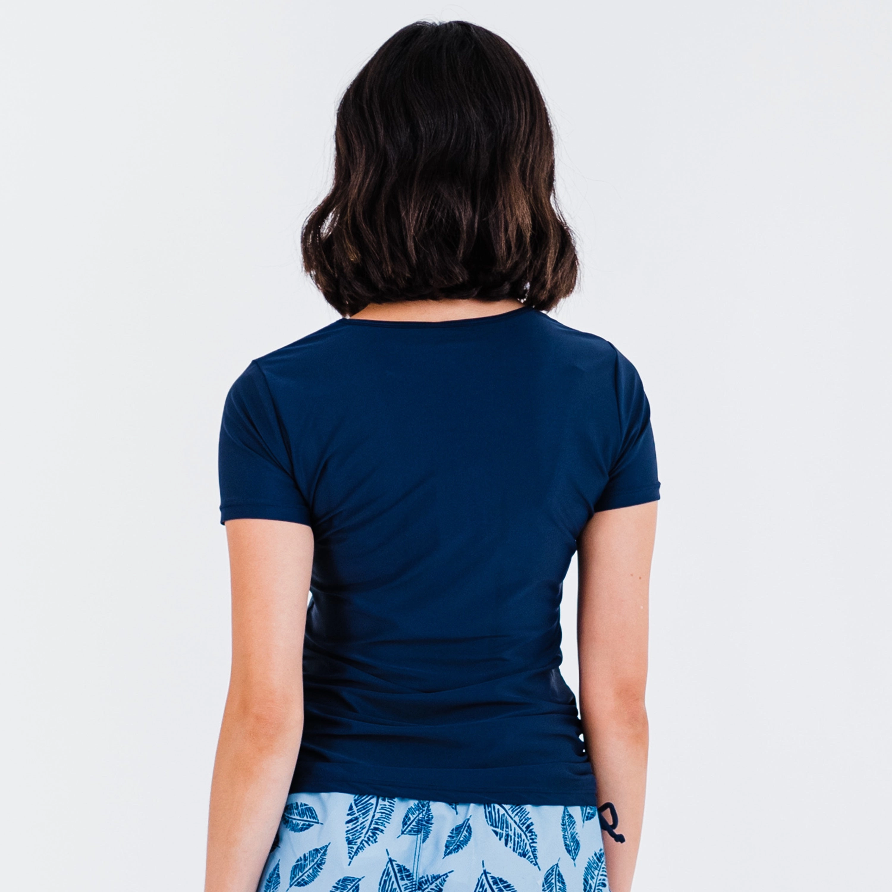 Women's Short Sleeve Adele Swim Top