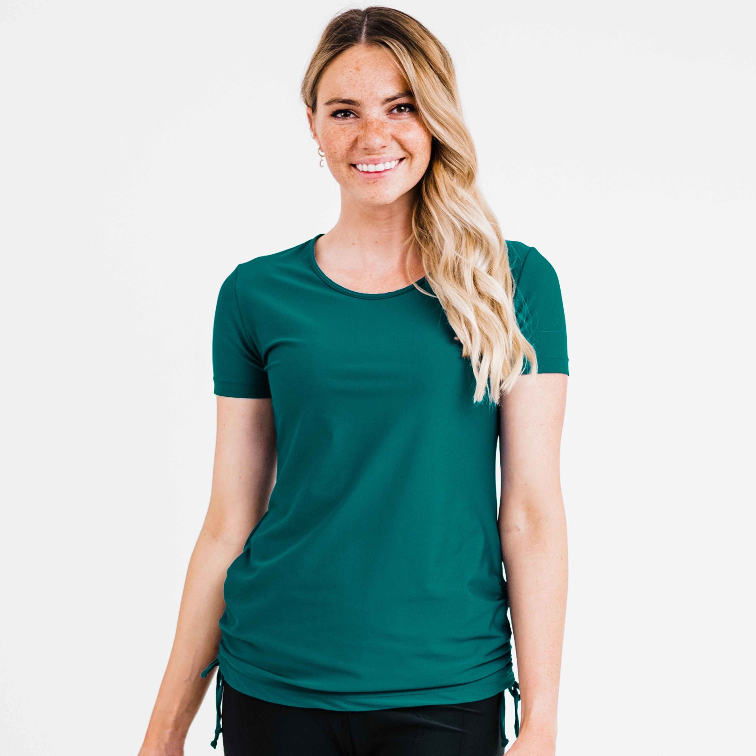 Women's Short Sleeve Adele Swim Top