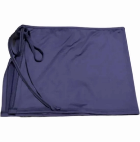 Women's Solid Sarong In Navy