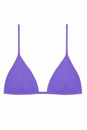 Women's Via Adjustable Bikini Top In Iris