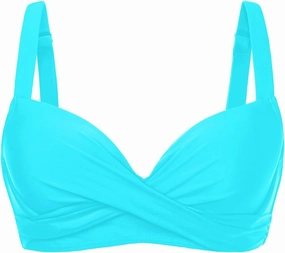 Women Underwire Bikini Top - Push Up Swim Top Only Bra Padded Swimsuit Tops 2025 Bathing Suit Tops