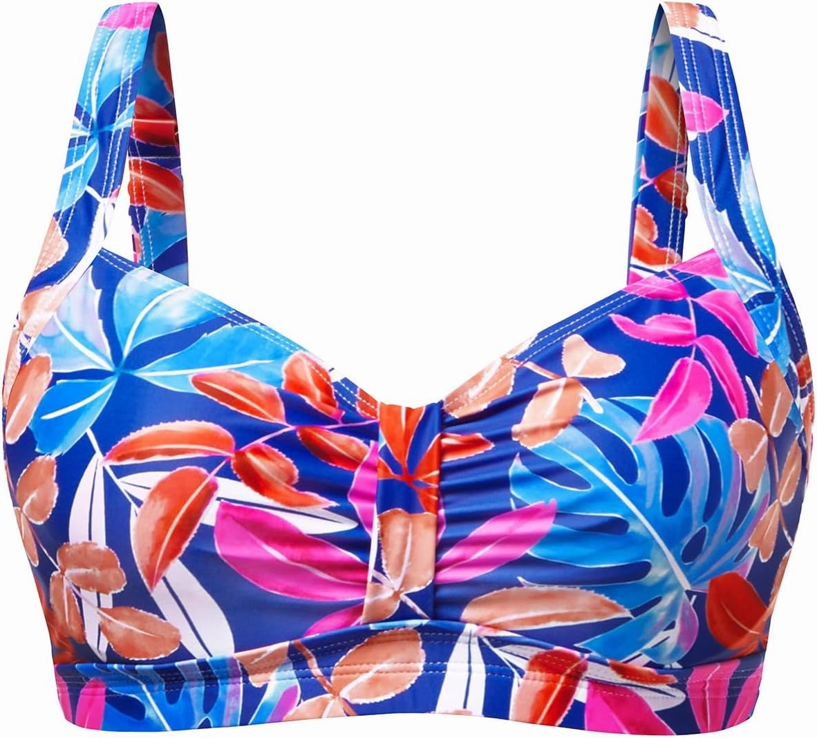 Women Underwire Bikini Top - Supportive Push Up Swim Top Only 2025 Retro Bathing Suit Tops