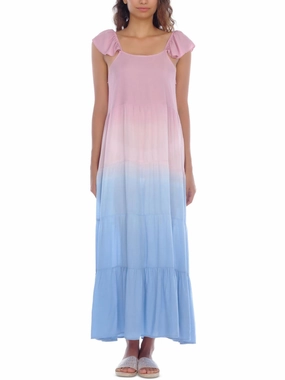 Womens Beachwear Ombre Cover-Up