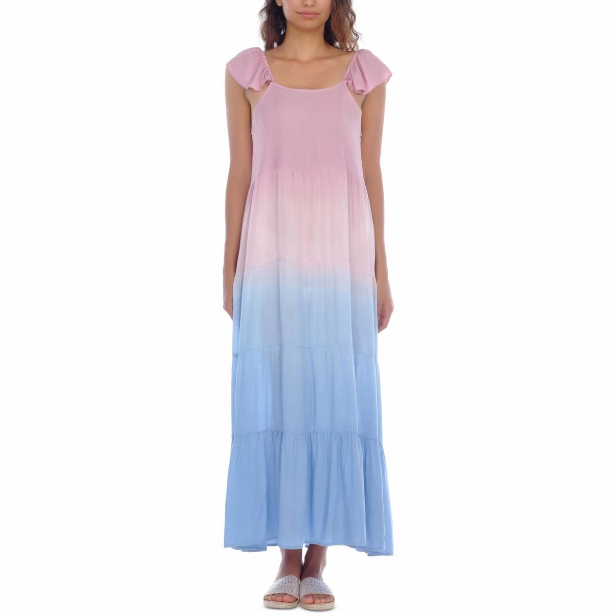 Womens Beachwear Ombre Cover-Up