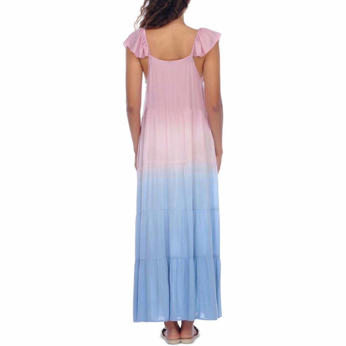 Womens Beachwear Ombre Cover-Up