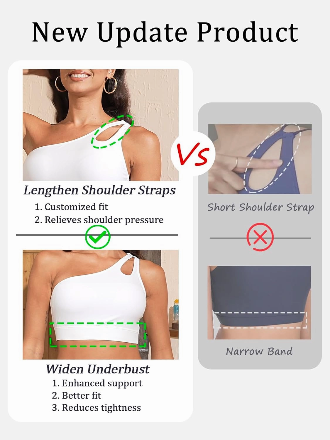 Womens Bikini Tops Push Up Bathing Suit Top One Shoulder Swimsuit Tops Full Coverage Swim Top Only