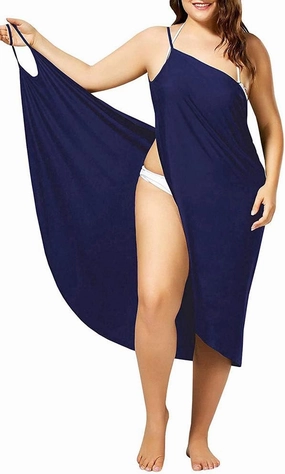 Womens Cover Ups Beach Spaghetti Strap Sarongs Swimsuit Wraps Midi Dresses