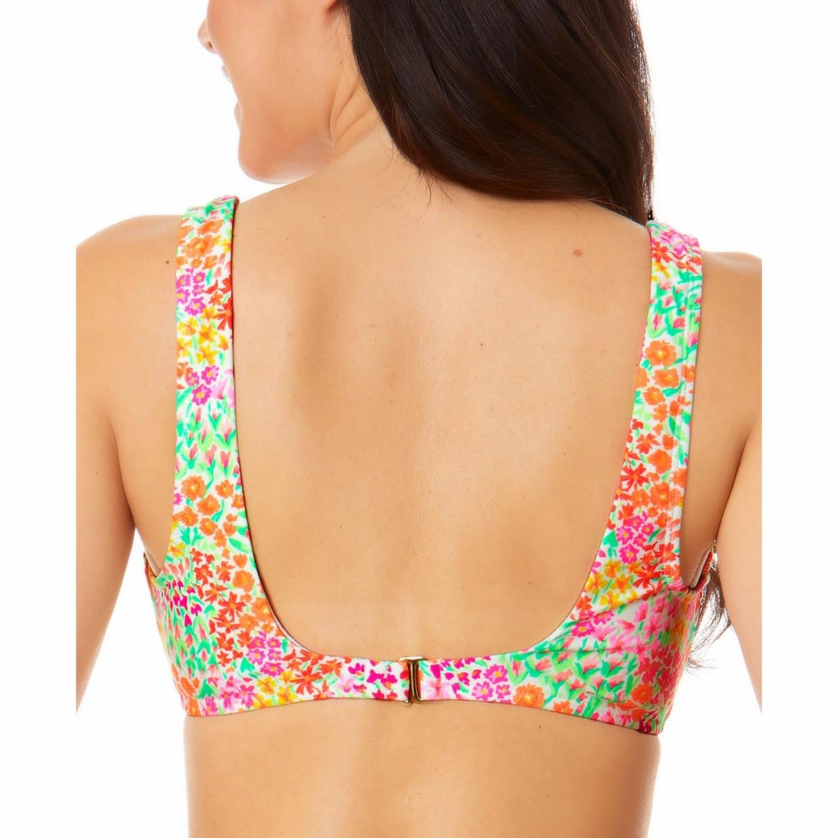 Womens Floral Removable Padding Bikini Swim top