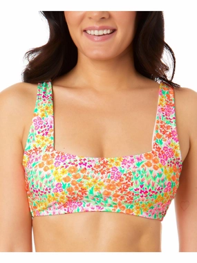 Womens Floral Removable Padding Bikini Swim top