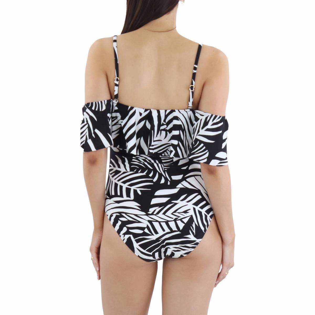 Womens Quick Dry Nylon One-Piece Swimsuit