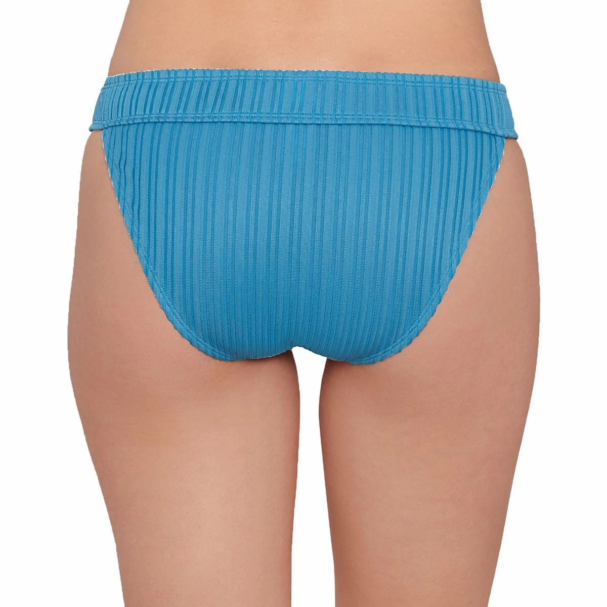 Womens Ribbed Lined Swim Bottom Separates
