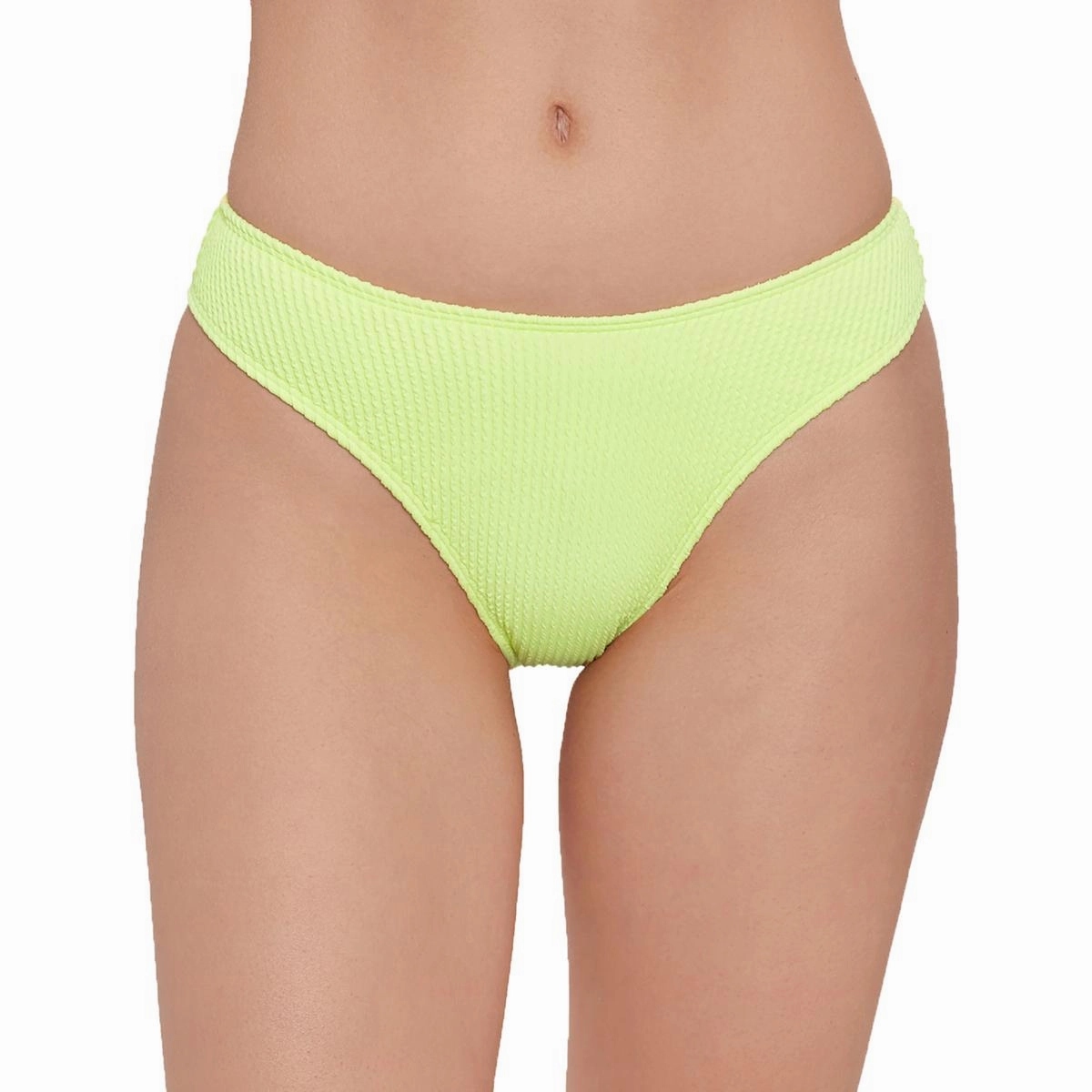 Womens Ribbed Lined Swim Bottom Separates