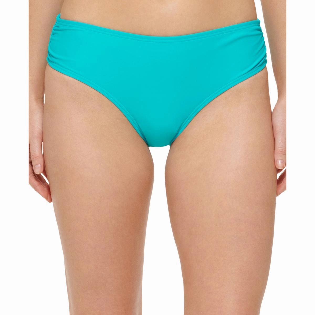 Womens Solid Hipster Swim Bottom Separates