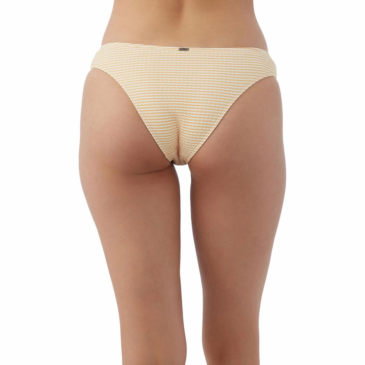 Womens Striped Cheeky Swim Bottom Separates