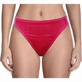 Womens Velveteen Bikini Swim Bottom Separates
