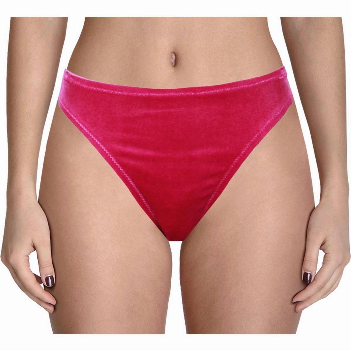 Womens Velveteen Bikini Swim Bottom Separates