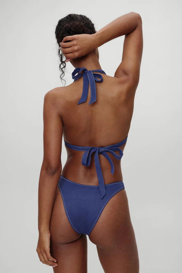 X BELLA HADID Blue Bikini Bottom
