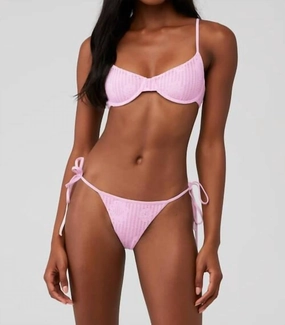 X Pamela Anderson Pam Underwire Bikini Top In Pink Dream