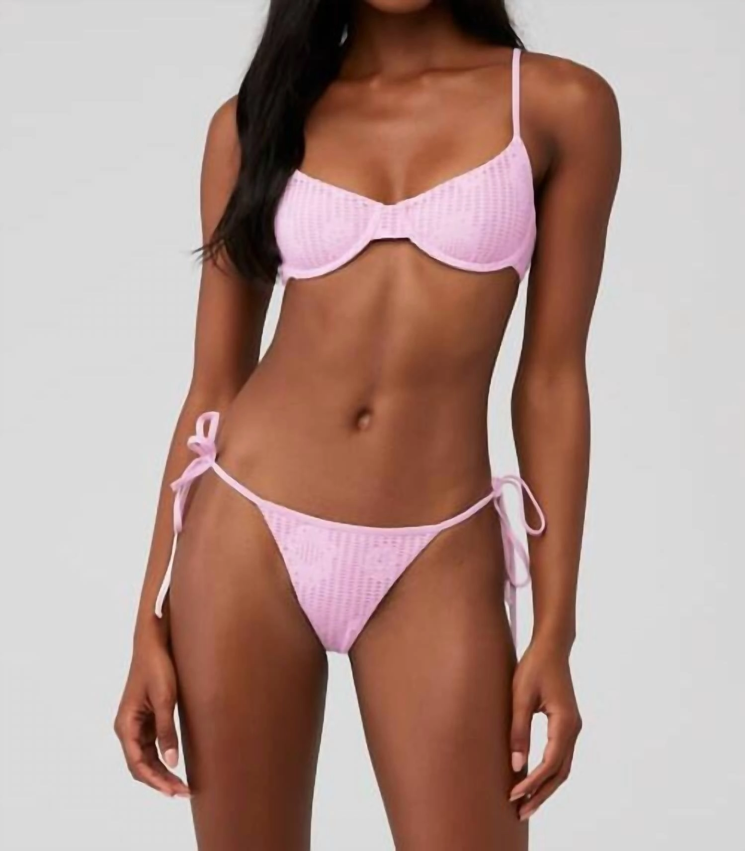 X Pamela Anderson Pam Underwire Bikini Top In Pink Dream