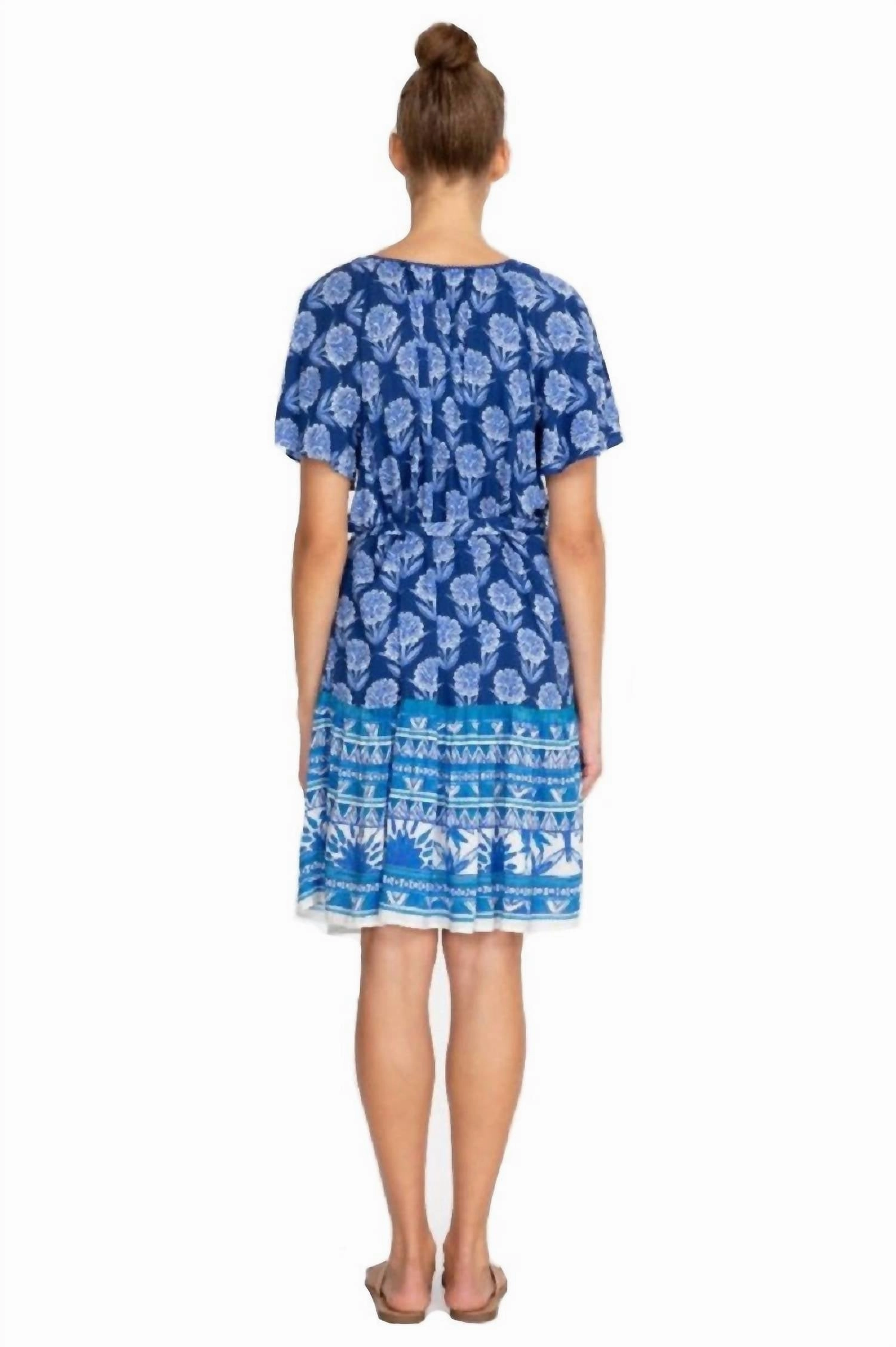 Yao Short Sleeve Cover Up In Multi
