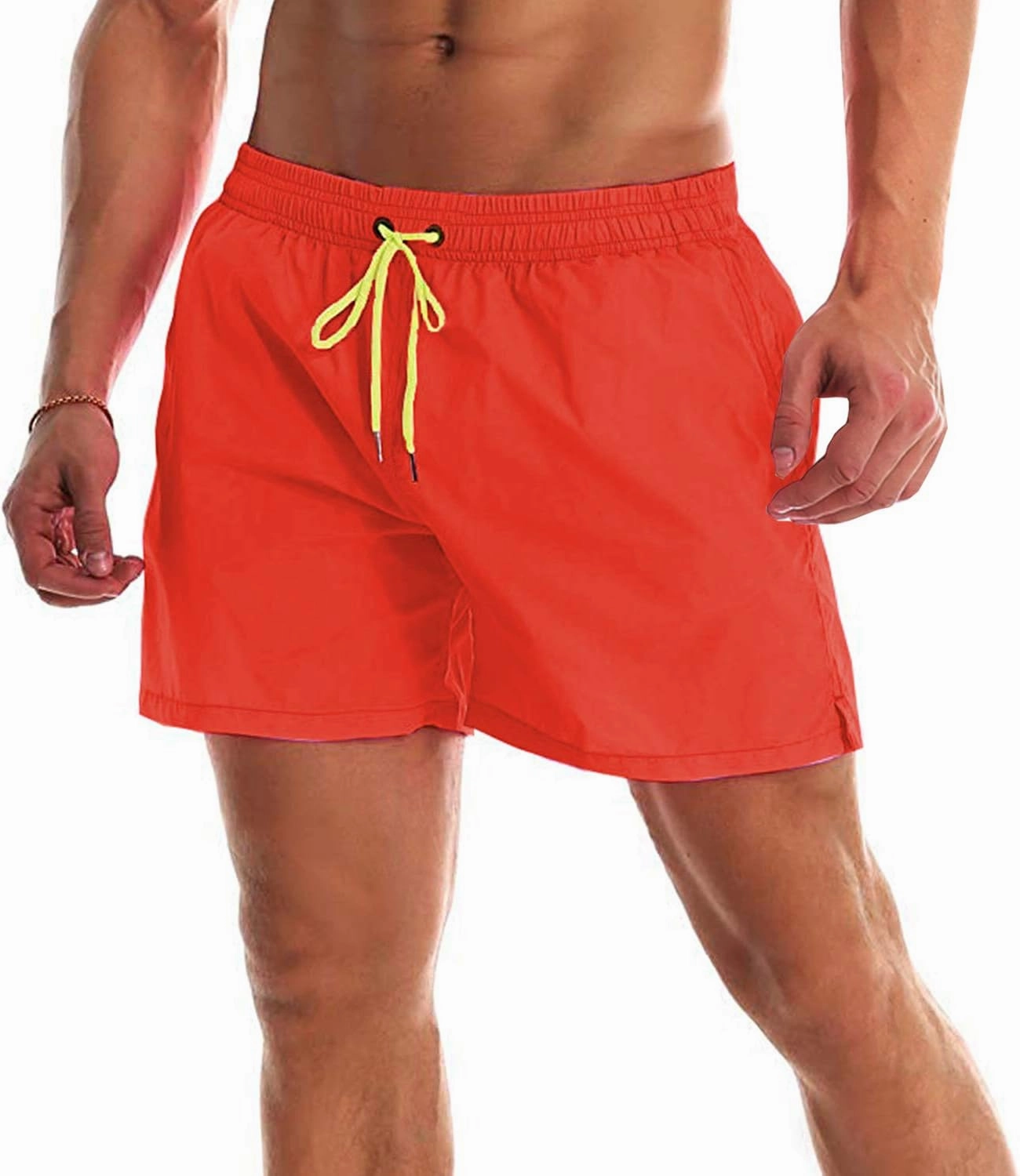 YnimioAOX Men's Swim Trunks Quick Dry Beach Shorts Swimwear Bathing Suit