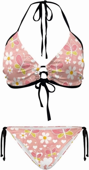 Ystardream Women's String Bikini Push Up Thong Bathing Suits 2 Piece Swimsuits