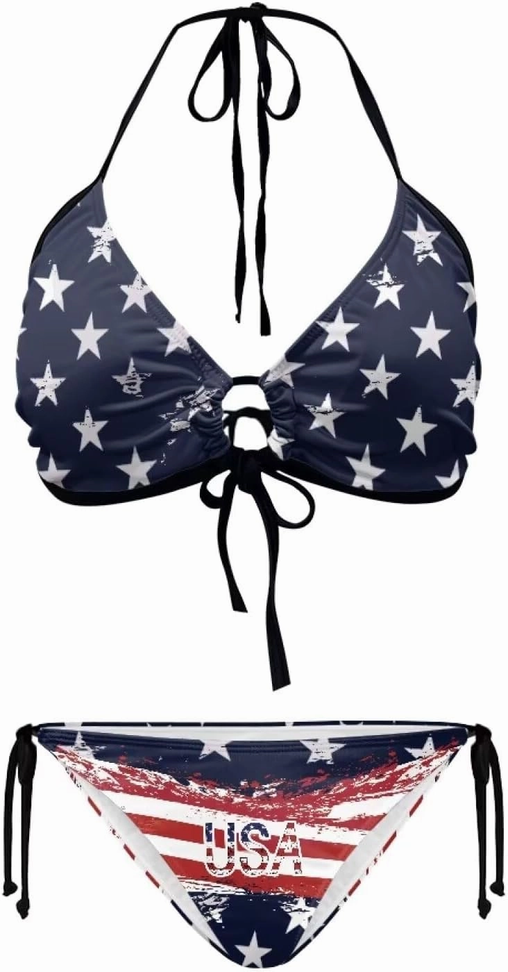 Ystardream Women's String Bikini Push Up Thong Bathing Suits 2 Piece Swimsuits