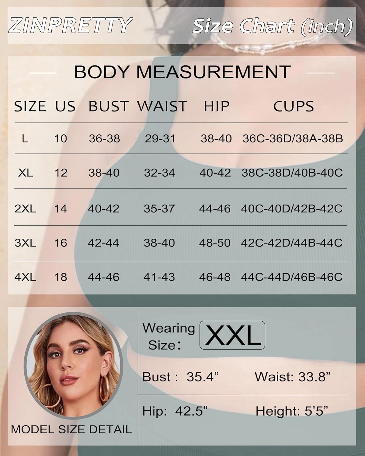 ZINPRETTY High Waisted Bikini Sets Plus Size Tummy Control Swimsuits for Women 2025 Two Piece Full Coverage Bathing Suits